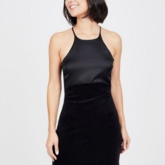Juicy Couture Dresses & Skirts - 🌟Final Price | Juicy Couture Mixed Media Midi Dress | Black